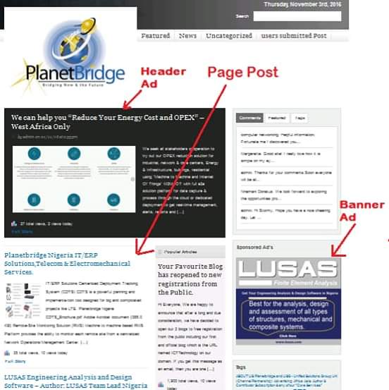 A Four Category Blogs (News, learning platform &amp; related ads)  is available for Sale.