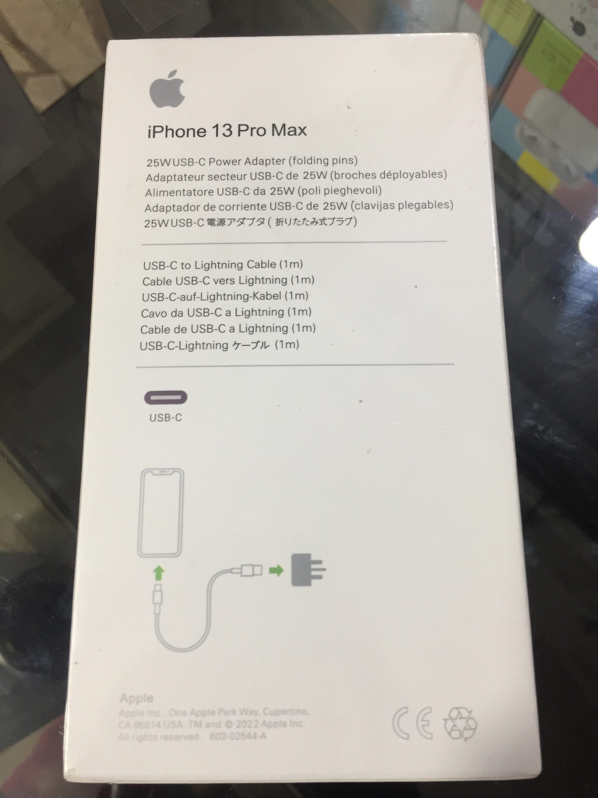 iPhone 13 pro max Type C fast charger. 25w USB-C power Adapter