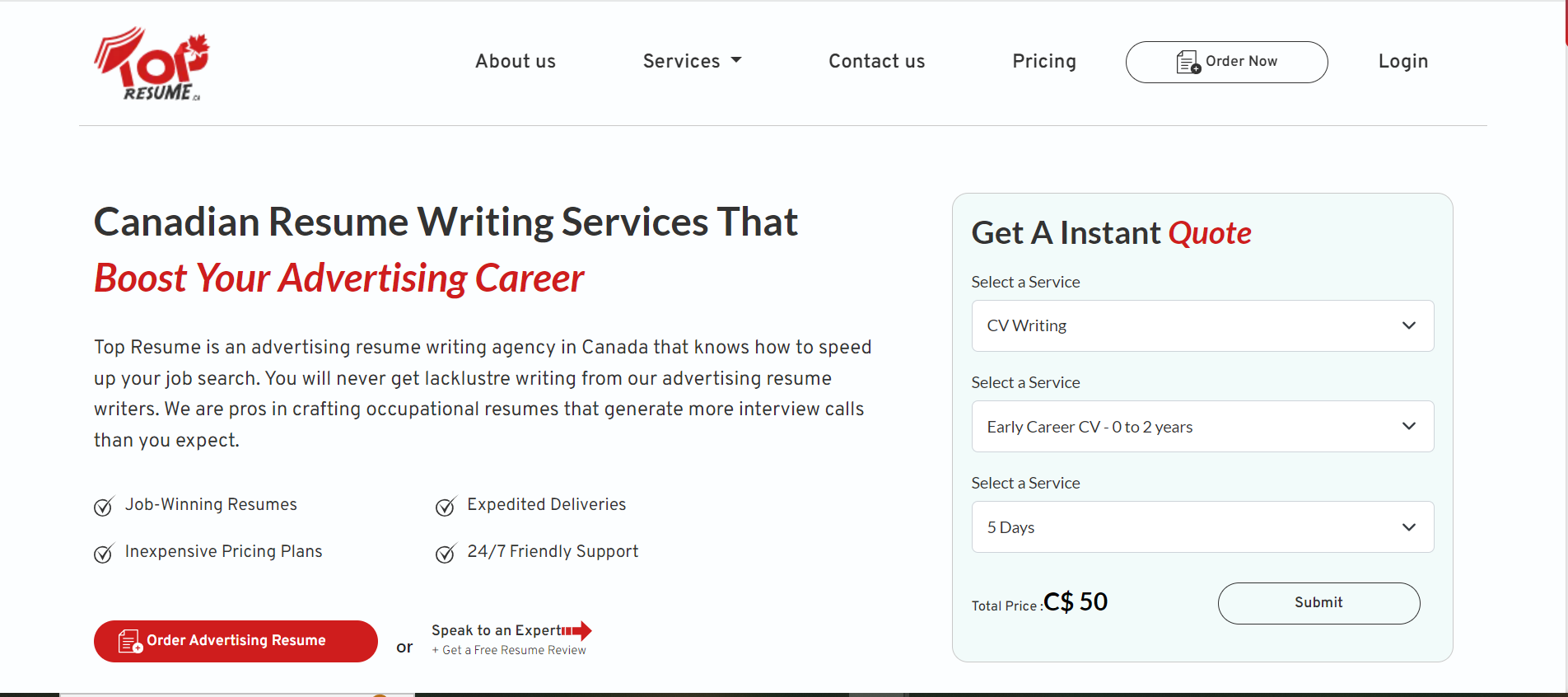 Top resume service