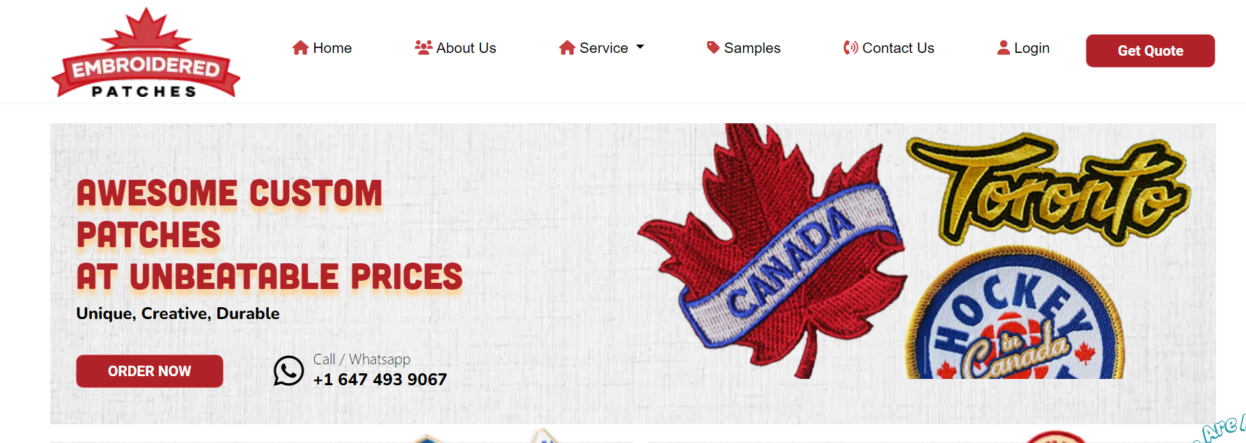 Sew on Patches Canada